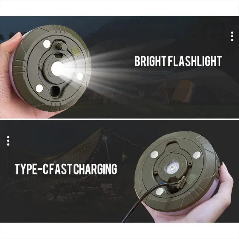 🌟 LED Camping Lamp Strip | 10M Waterproof Recyclable Light Belt | Outdoor Garden Decoration for Tent & Room