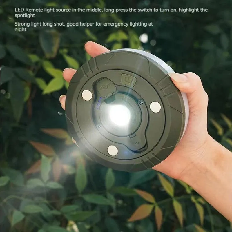 🌟 LED Camping Lamp Strip | 10M Waterproof Recyclable Light Belt | Outdoor Garden Decoration for Tent & Room