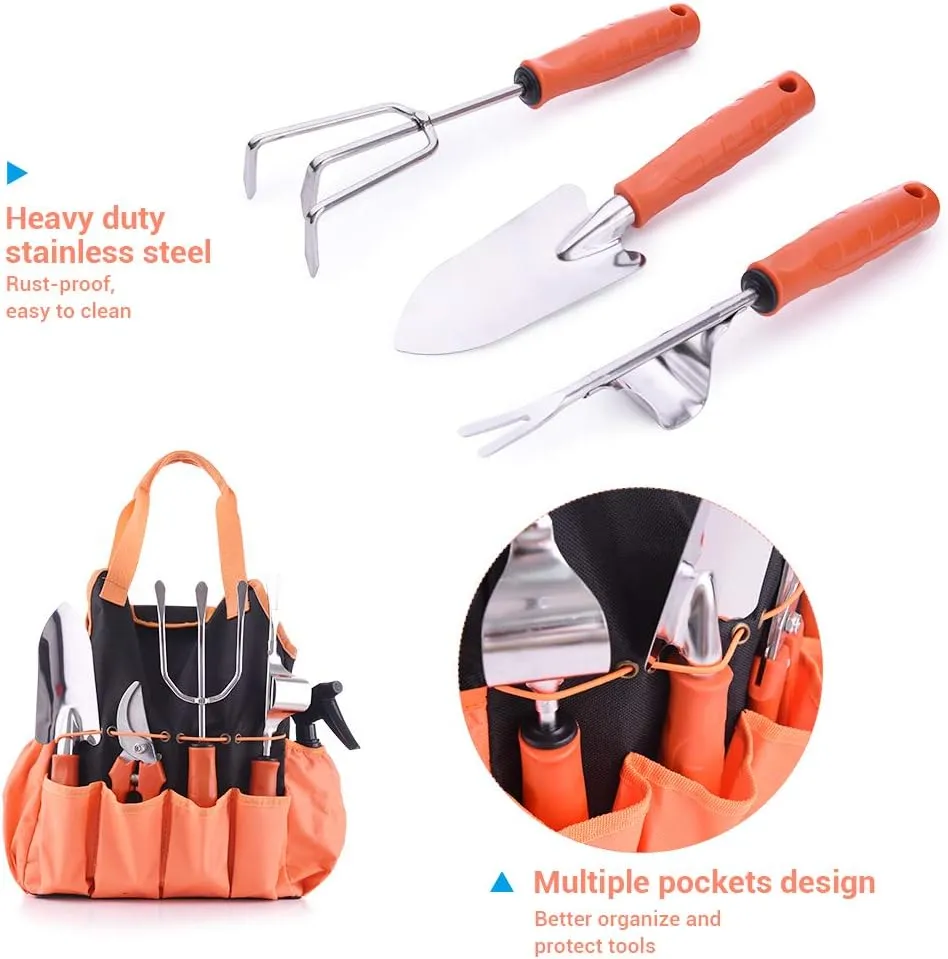 10-Pieces Hand Tool Garden Work Tool Planting Kit Xf0906