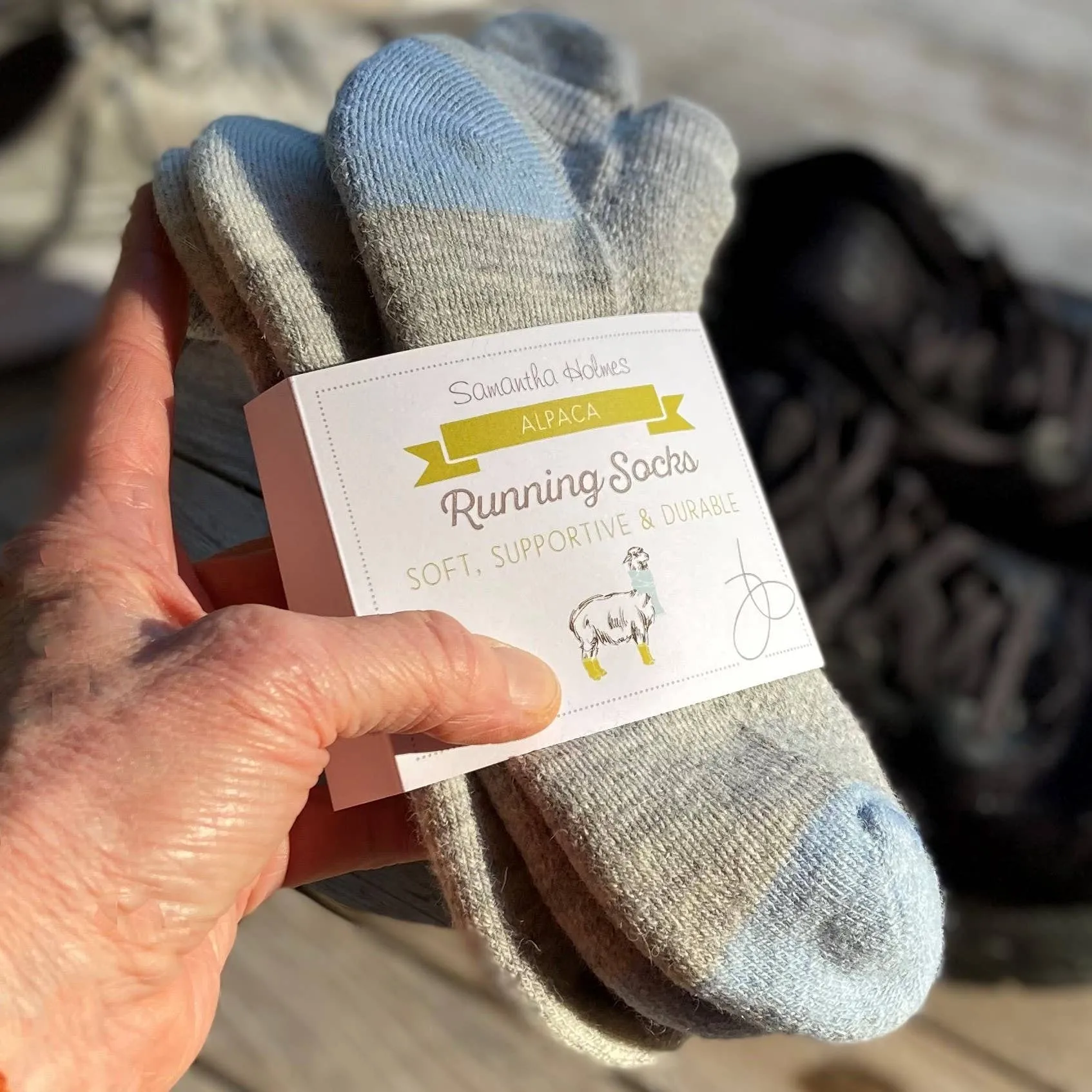 Alpaca Running Socks