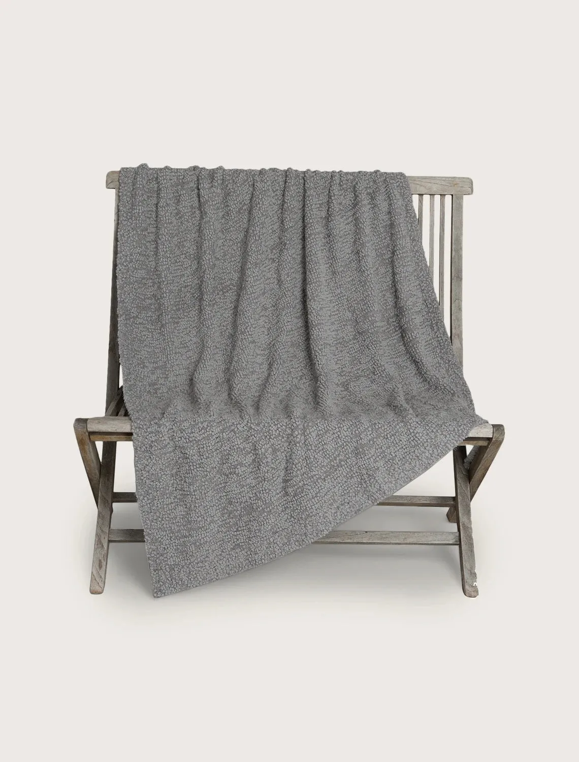 Barefoot Dreams - Boucle Throw in Dove Gray