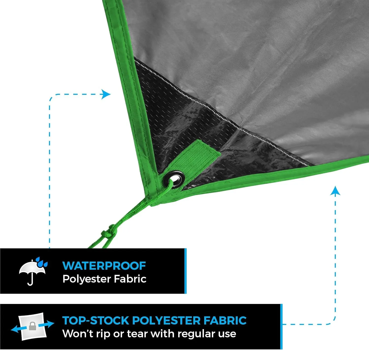 Bear Butt Hammock Rain Fly & Camping Tarp - 11 X 9 Ft