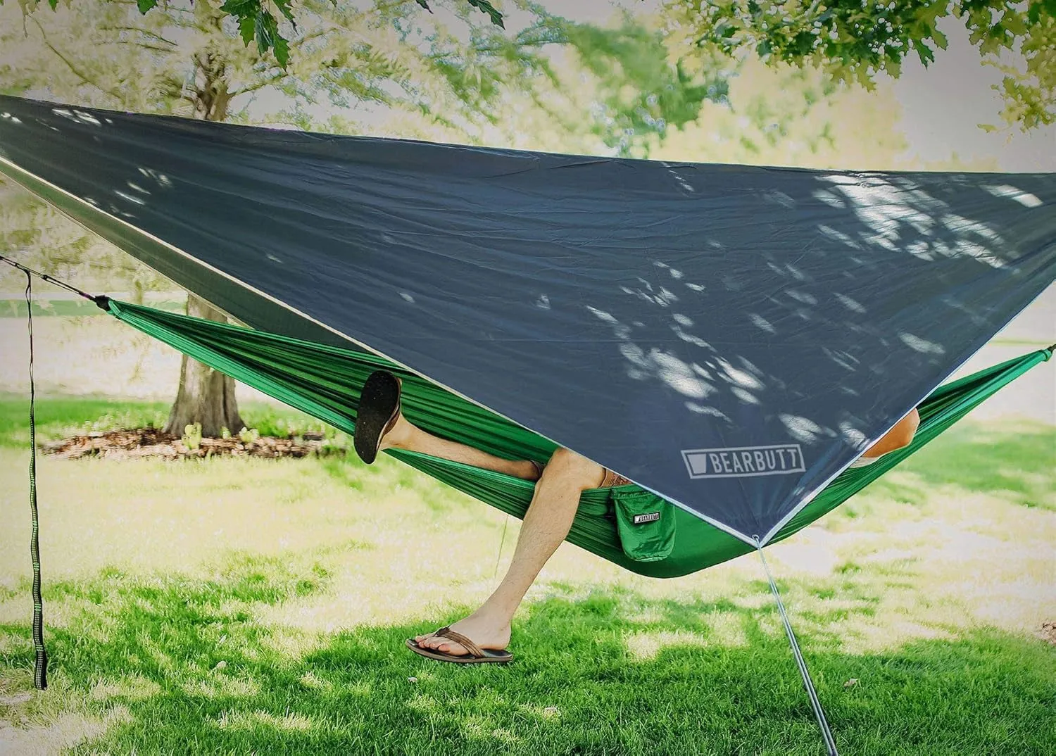 Bear Butt Hammock Rain Fly & Camping Tarp - 11 X 9 Ft
