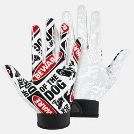 Beware of the Dog Sticky Football Receiver Gloves