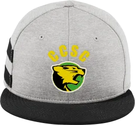 Chester County New Era Shadow Heather Striped Flat Bill Snapback Cap