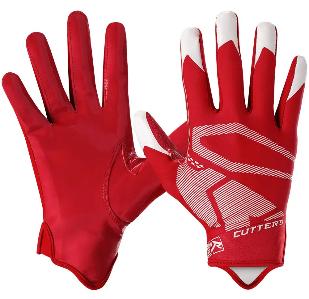 Cutters Youth Extreme Grip Rev 4.0 Football Gloves