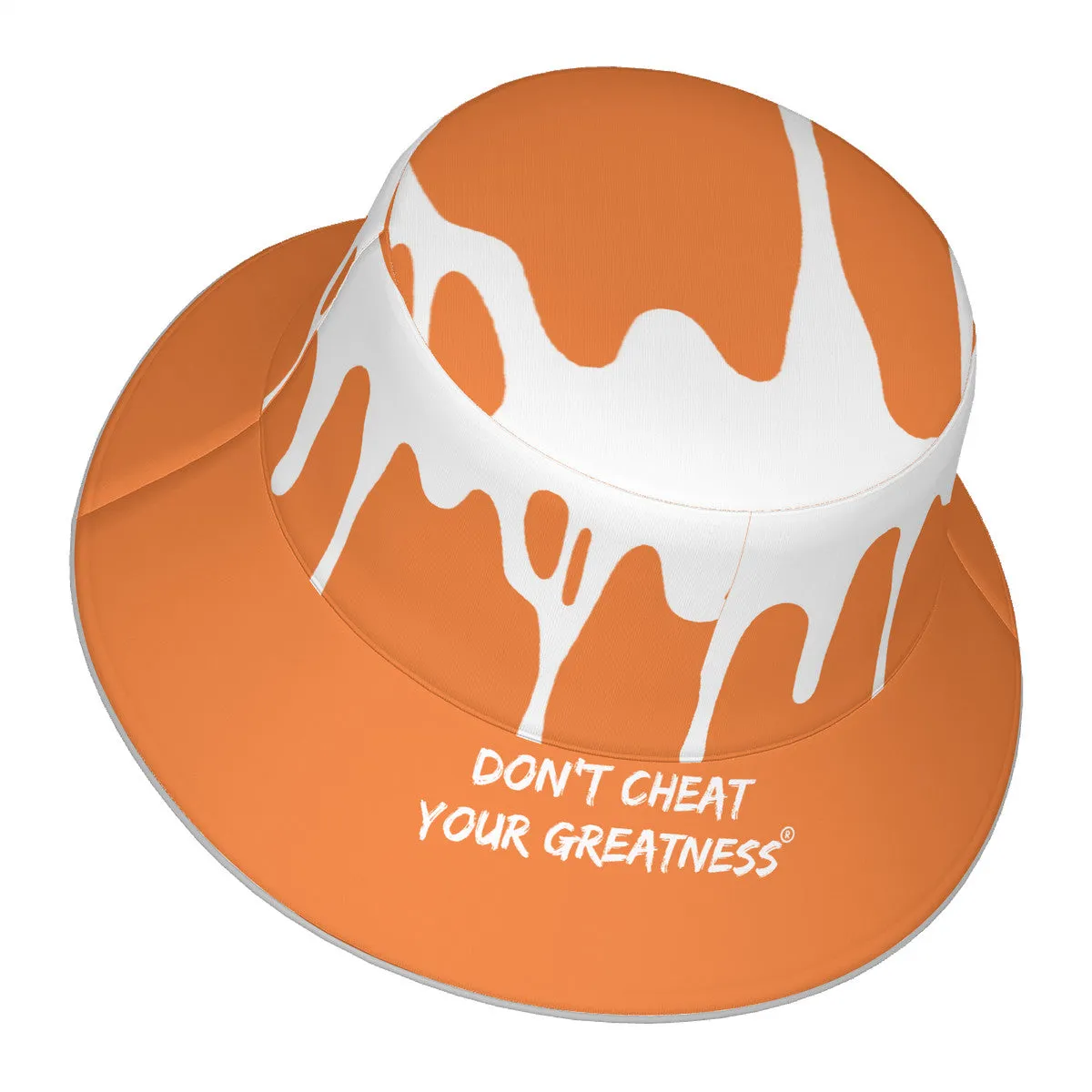DCYG 24 DRIP White & Orange Bucket Hat