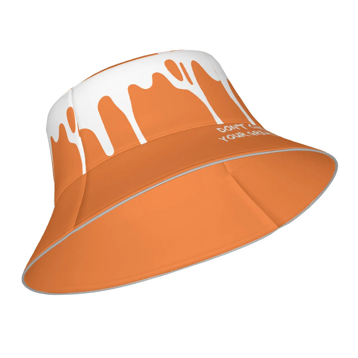 DCYG 24 DRIP White & Orange Bucket Hat