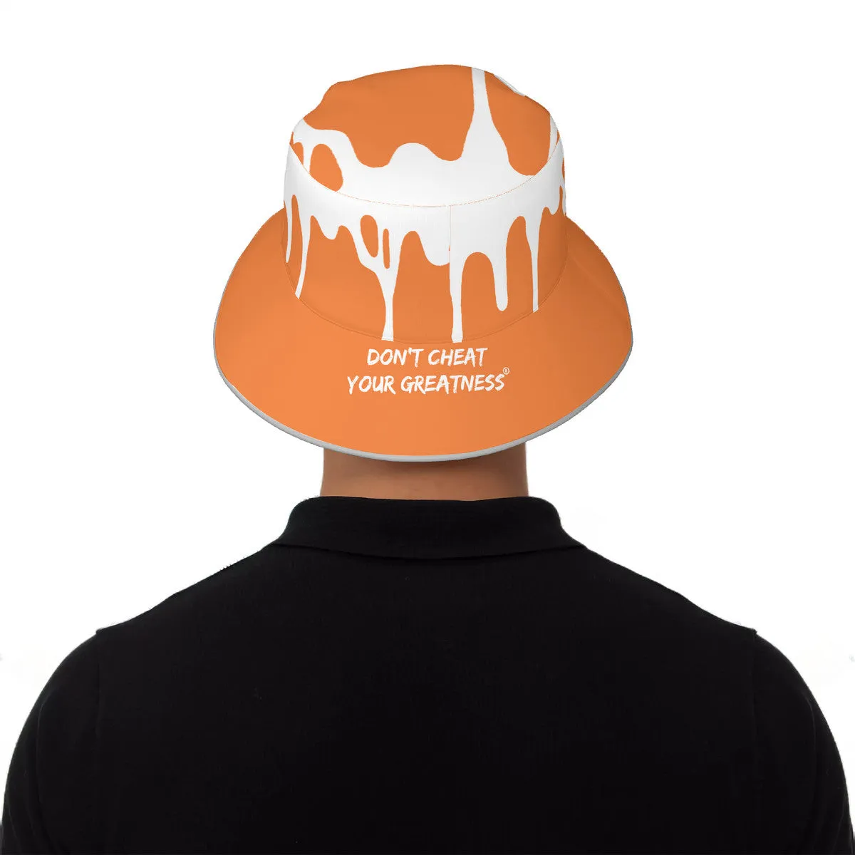 DCYG 24 DRIP White & Orange Bucket Hat