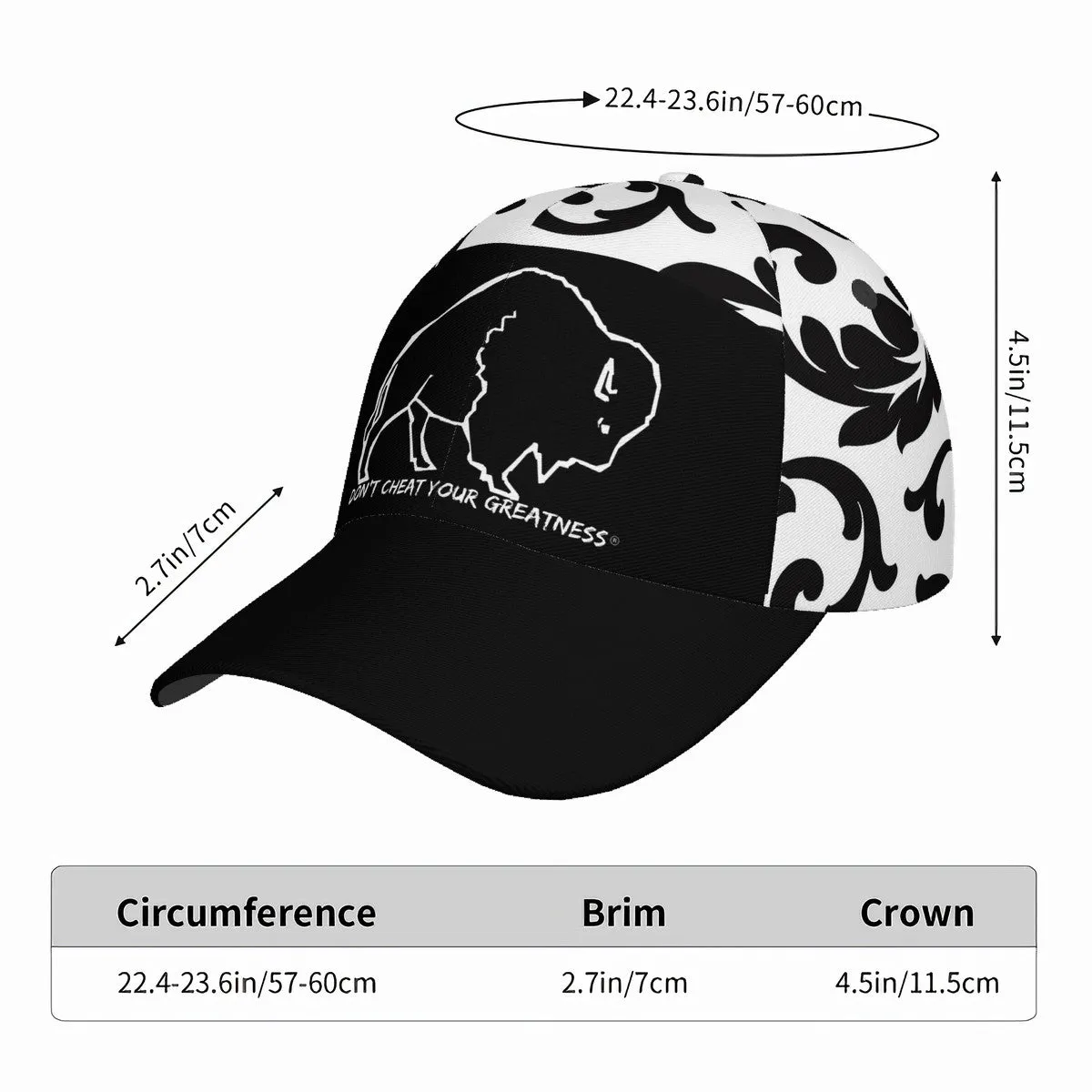 DCYG Buffaloes Female  Curved Brim Baseball Cap