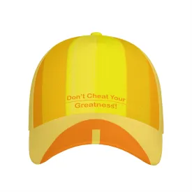 DCYG Orange & Yellow S24 Curved Brim Baseball Cap (AOP)