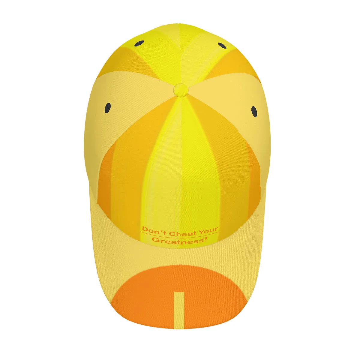 DCYG Orange & Yellow S24 Curved Brim Baseball Cap (AOP)