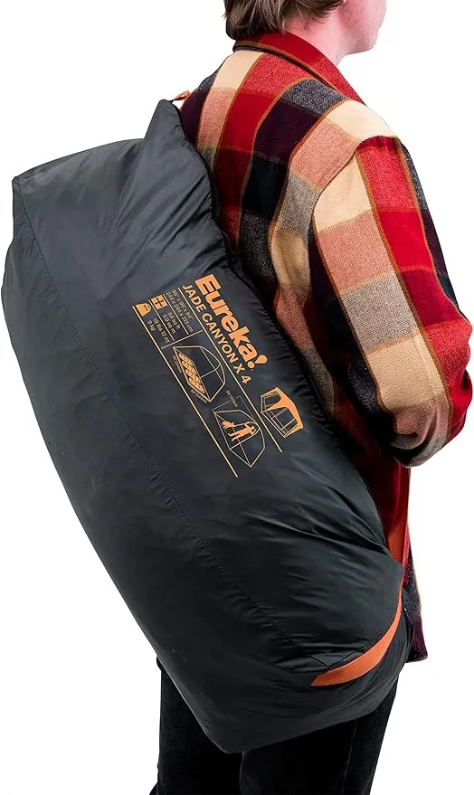 Eureka! Jade Canyon X 6-Person 3-Season Camping Tent – Compact, Comfortable, and Weather-Resistant