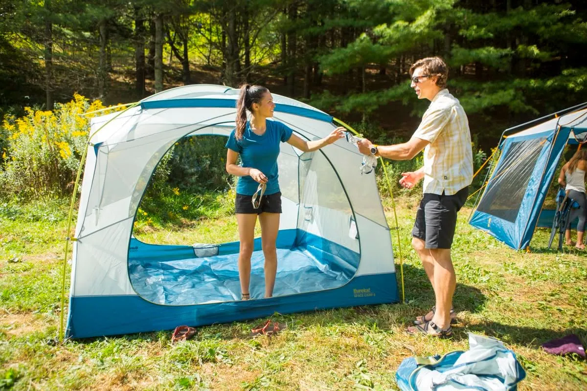 Eureka! Space Camp 4-Person 3-Season Camping Tent – Compact, Durable, and Weatherproof