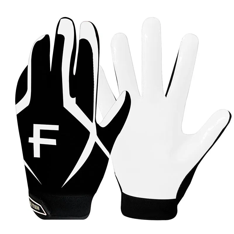 Football Gloves Youth Non-Slip Palm Receivers