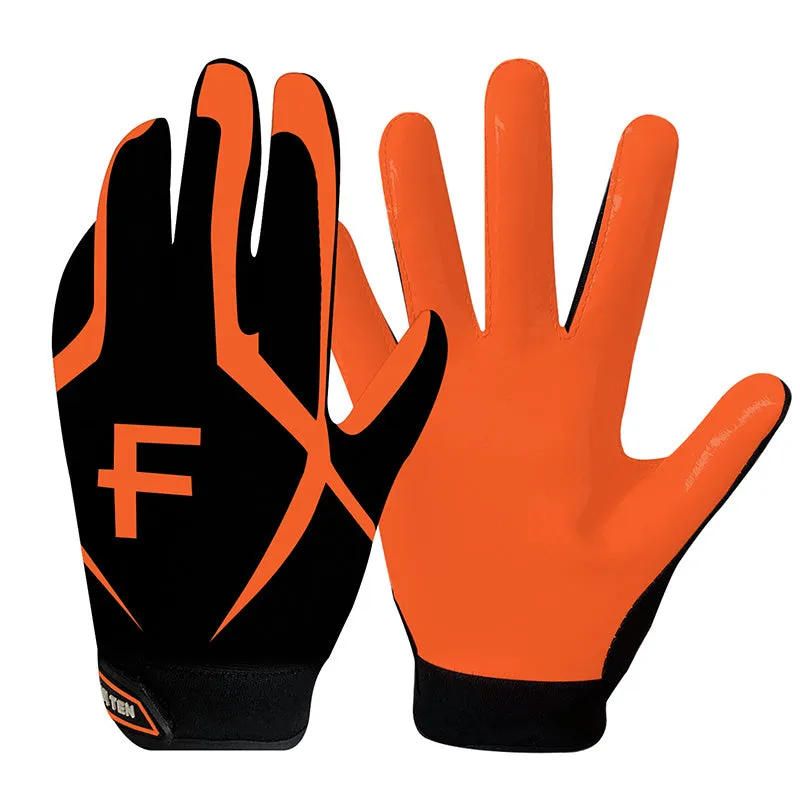 Football Gloves Youth Non-Slip Palm Receivers