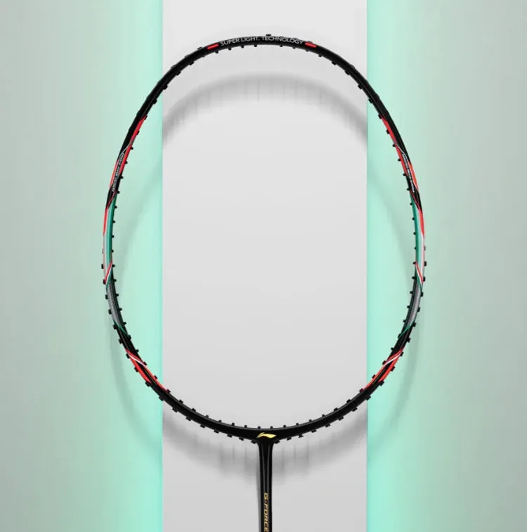 Li-Ning GForce 5900 Superlite Badminton Racket - Black/Cyan/Orange