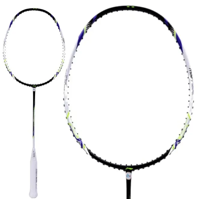 Li-Ning Halbertec Motor 4U Badminton Racket - White