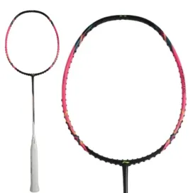 Li-Ning Halbertec Motor 5U Badminton Racket - Pink
