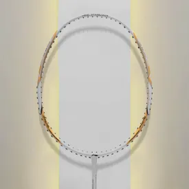 Li-Ning Tectonic 1S Badminton Racket- White / Gold