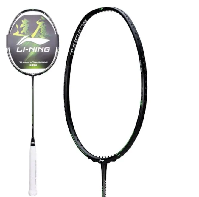 Li-Ning Turbo Charging Marshal 3U Badminton Racket - Black