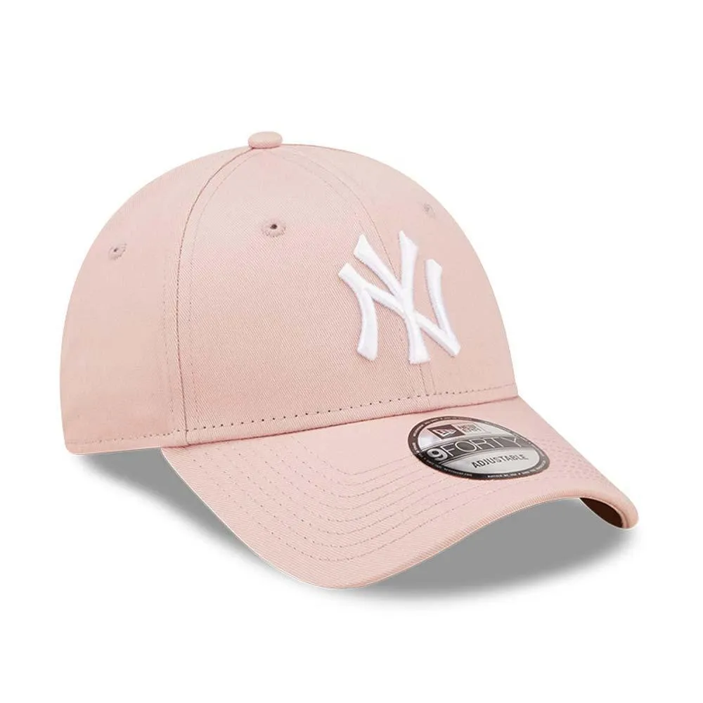 NEW ERA 9FORTY MLB LEAGUE ESSENTIAL NEW YORK YANKEES PINK CAP