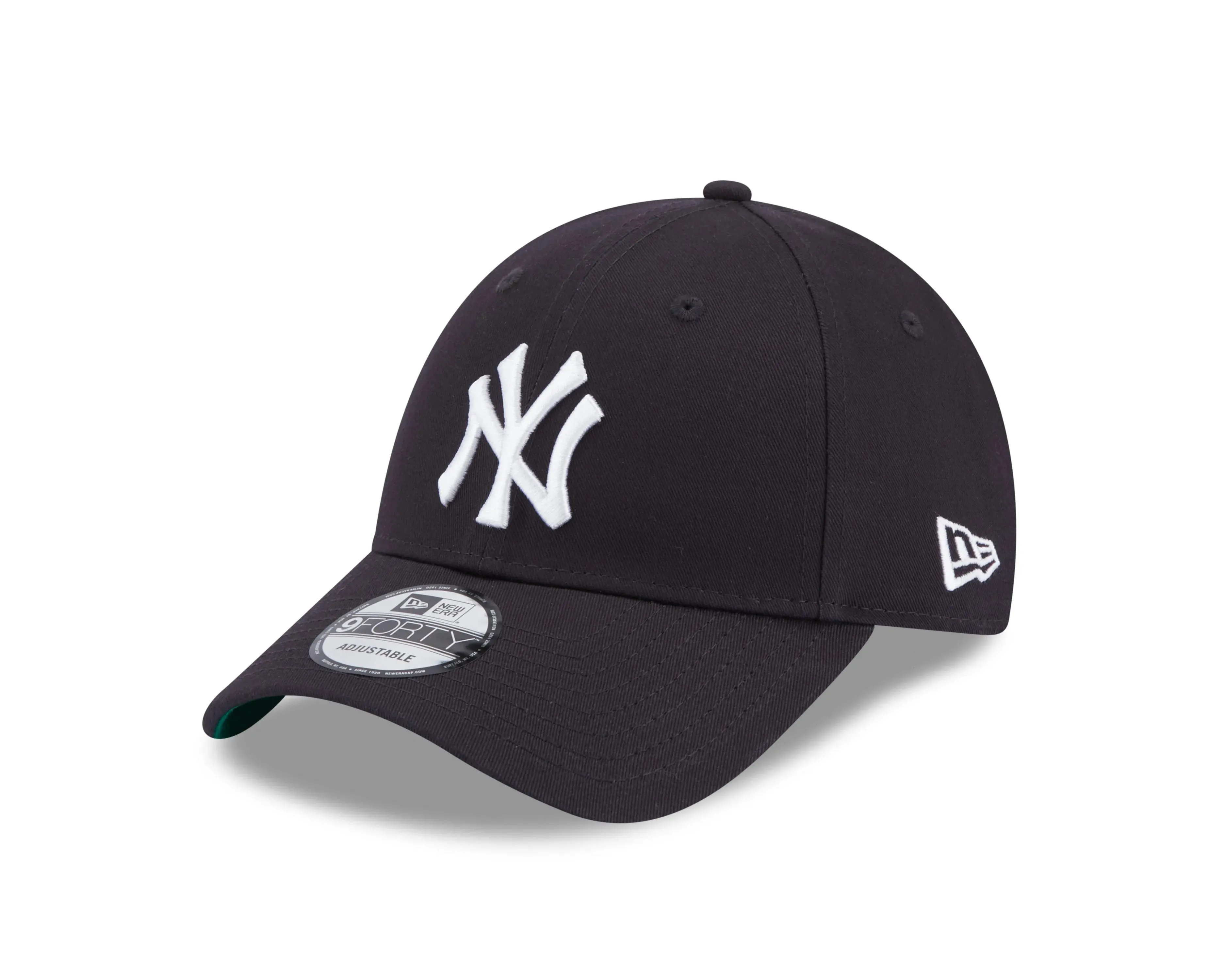 NEW ERA 9FORTY NEW YORK YANKEES TEAM SIDE PATCH BLACK / KELLY GREEN UV CAP