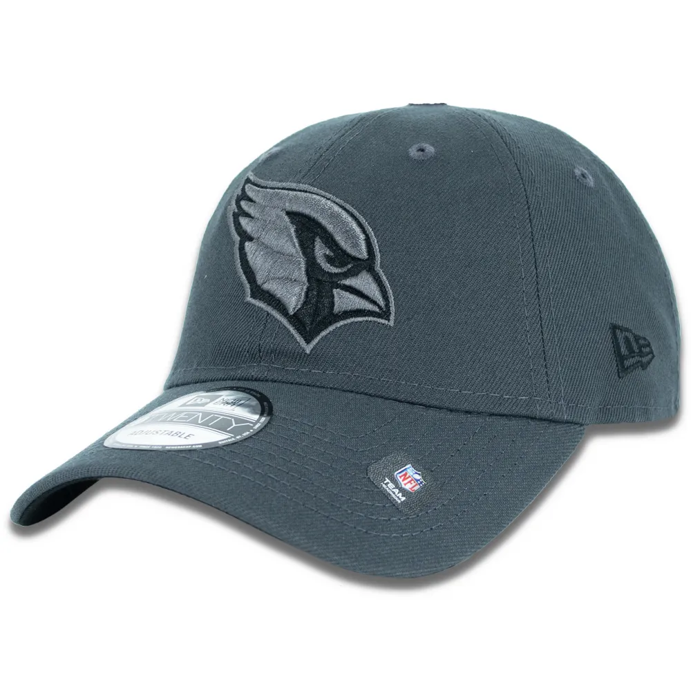 NFL Arizona Cardinals New Era Asphalt 9TWENTY Adjustable Hat - Graphite