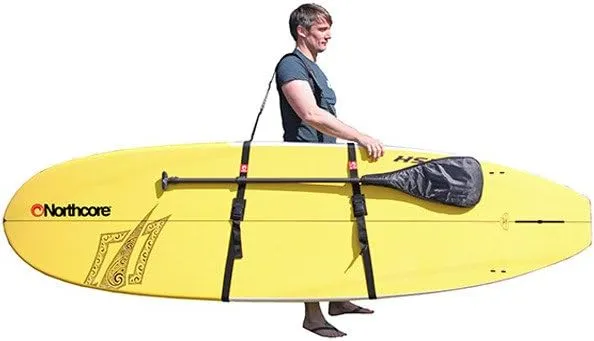 Northcore Surfing and Watersports Accessories - SUP Stand Up Paddle Boarding Surfboard Carry Sling - Deluxe - Lightweight