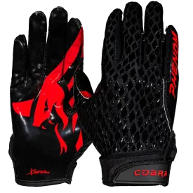 Phenom Elite Football Gloves - VPS4 - Black Cobra Skin