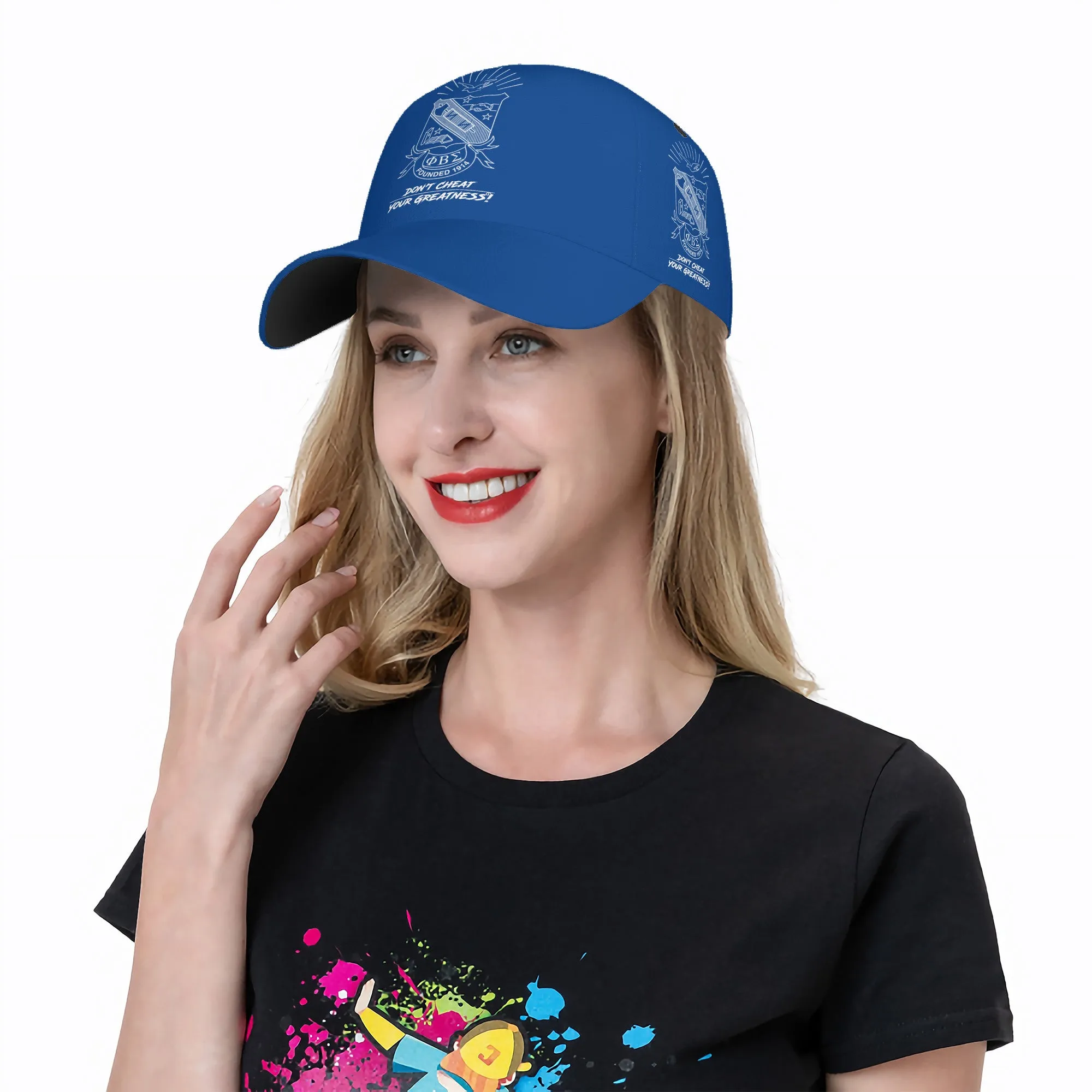 Phi Beta Sigma Inc, Curved Brim Baseball Cap (AOP)