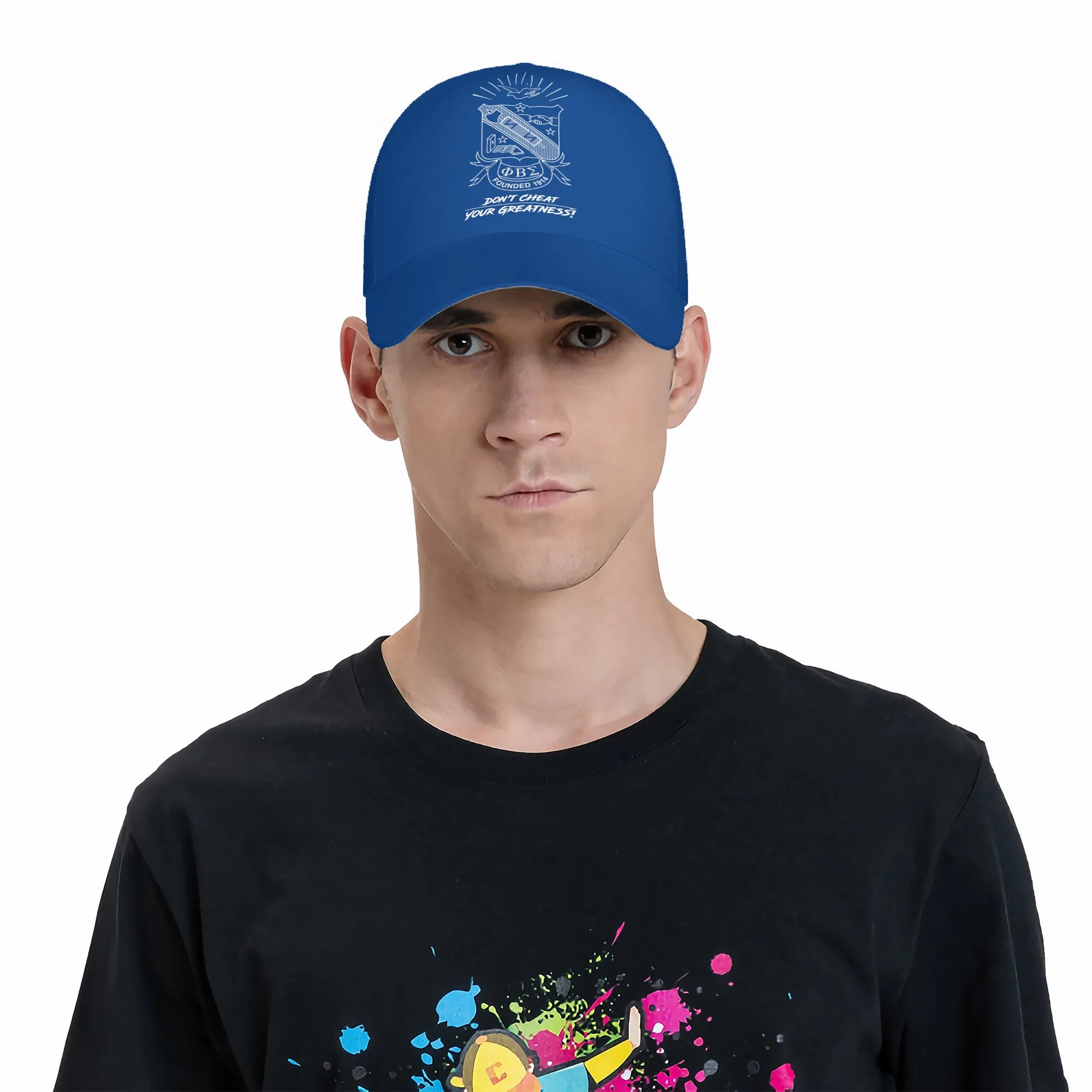 Phi Beta Sigma Inc, Curved Brim Baseball Cap (AOP)