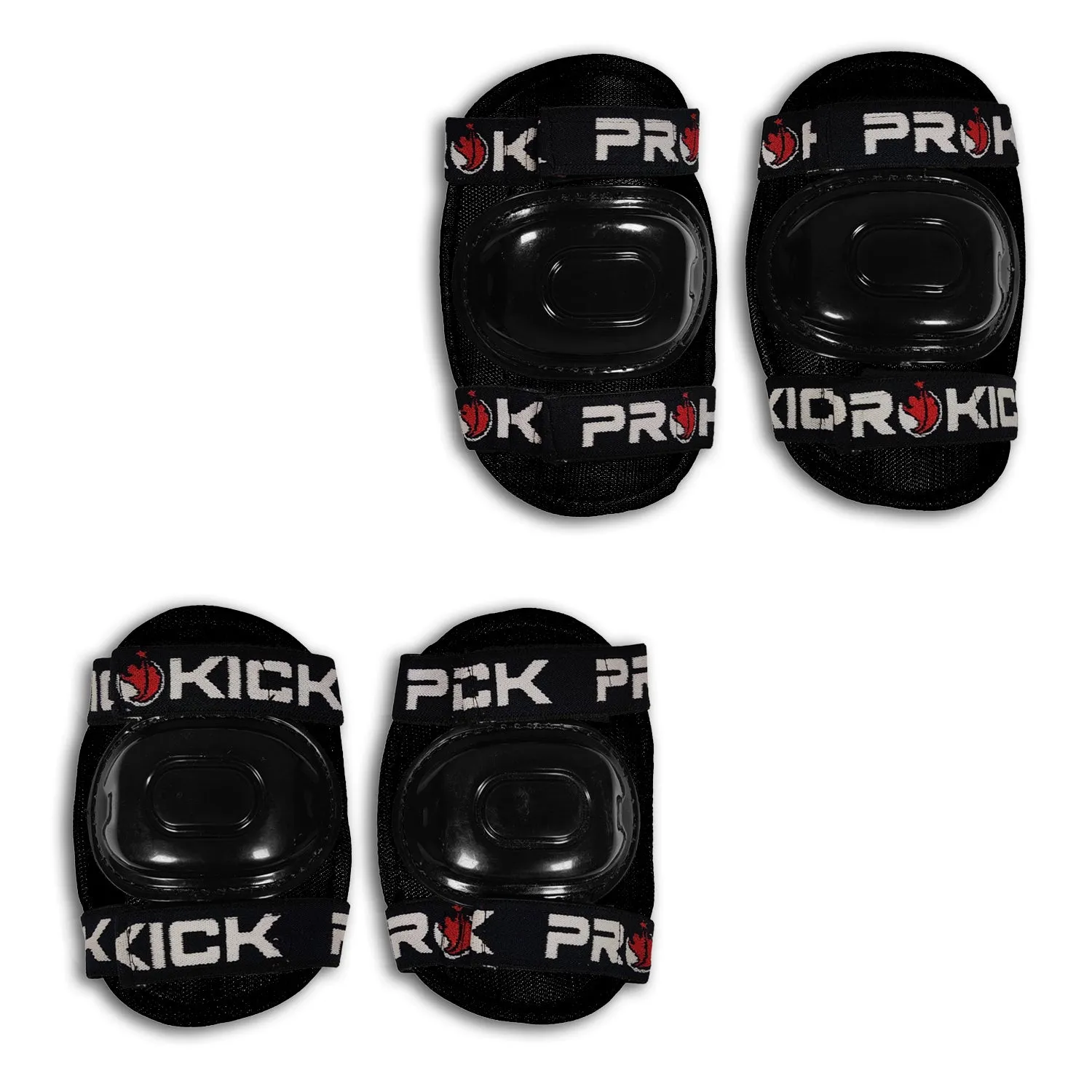 Prokick Protective Set - Knee & Elbow Guard (Suitable for Cycling, Skating and Riding)