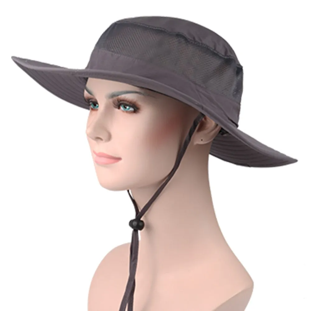 Sidiou Group Outdoor Sun Protection Fishing Hat Sun Cap with Removable Neck Face Flap Cover Cap