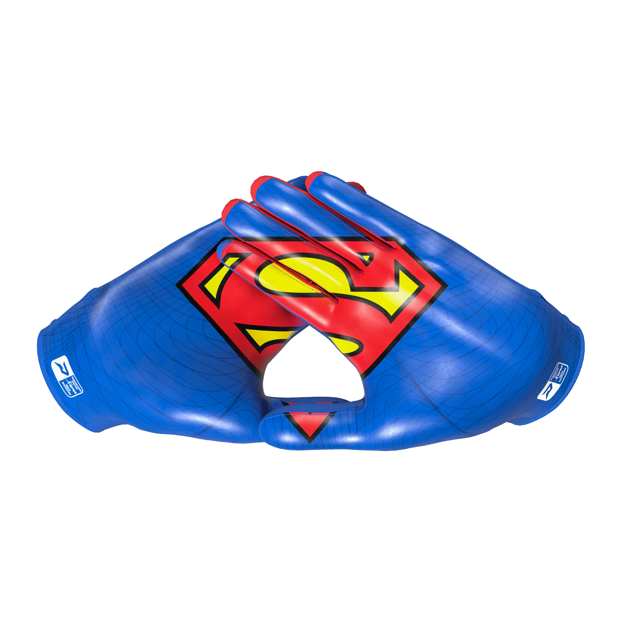 Superman Football Gloves - VPS5 by Phenom Elite