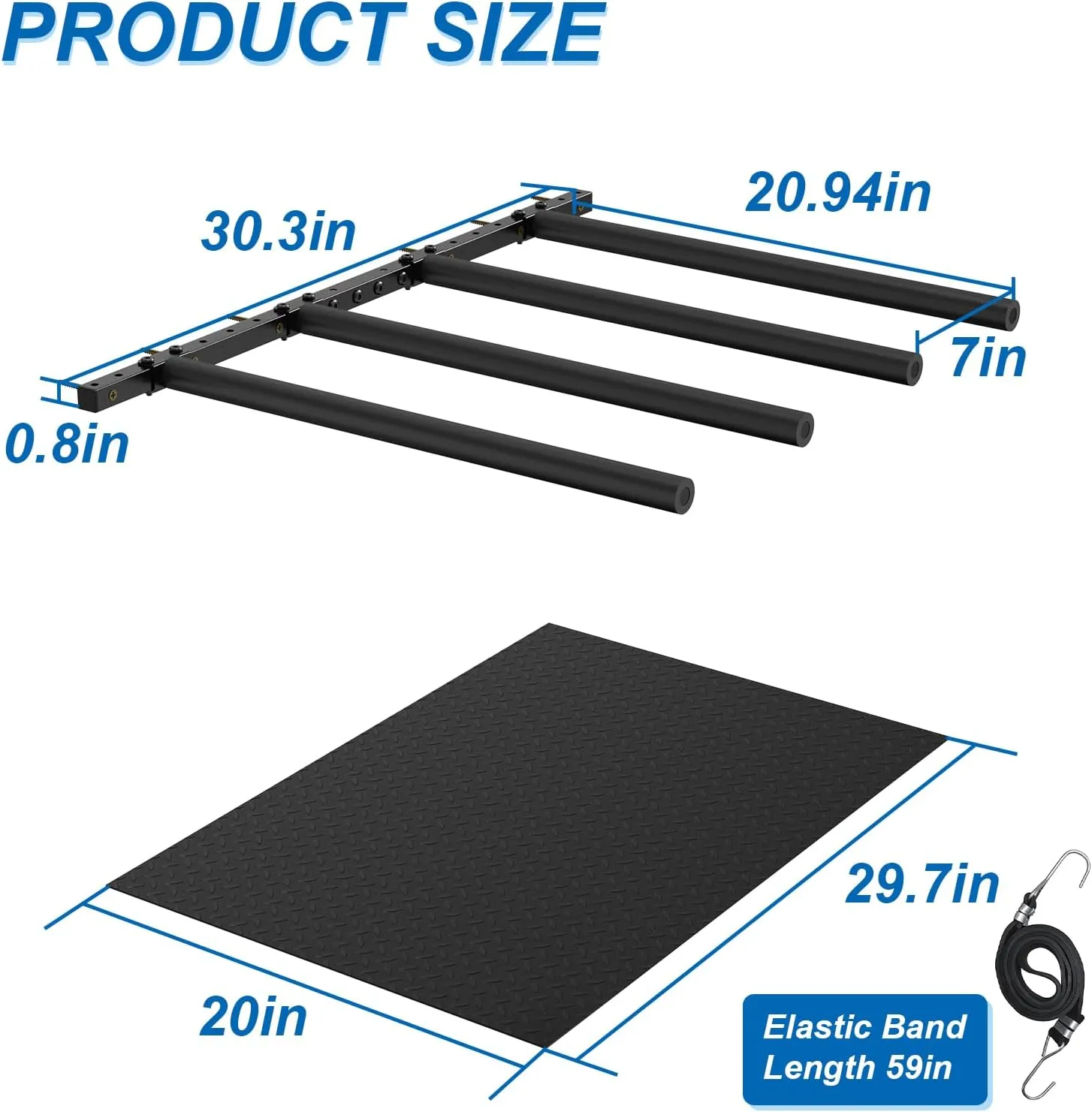 Surfboard Wall Mount - Vertical 4/6 Arms Storage with Rubber Mat, Paddle Rack for SUP, Ski, Skateboards