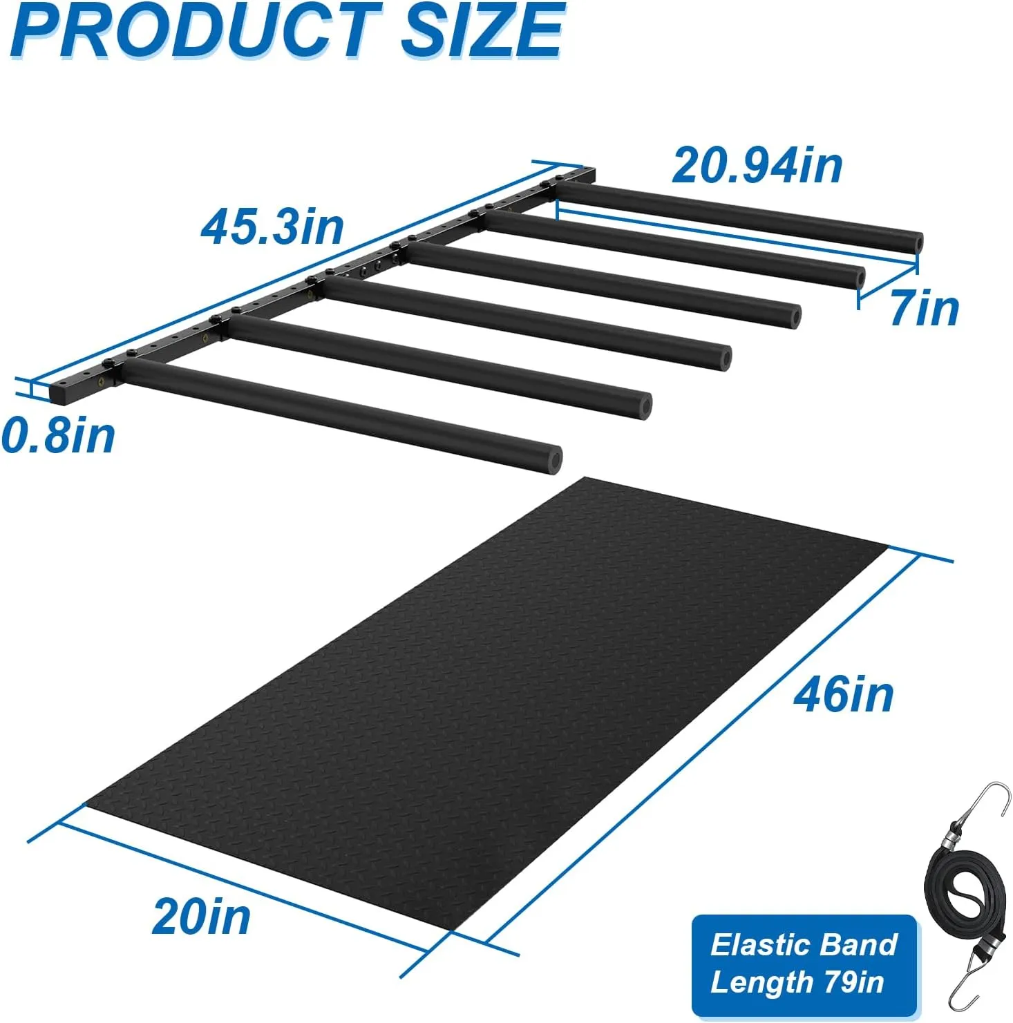 Surfboard Wall Mount - Vertical 4/6 Arms Storage with Rubber Mat, Paddle Rack for SUP, Ski, Skateboards