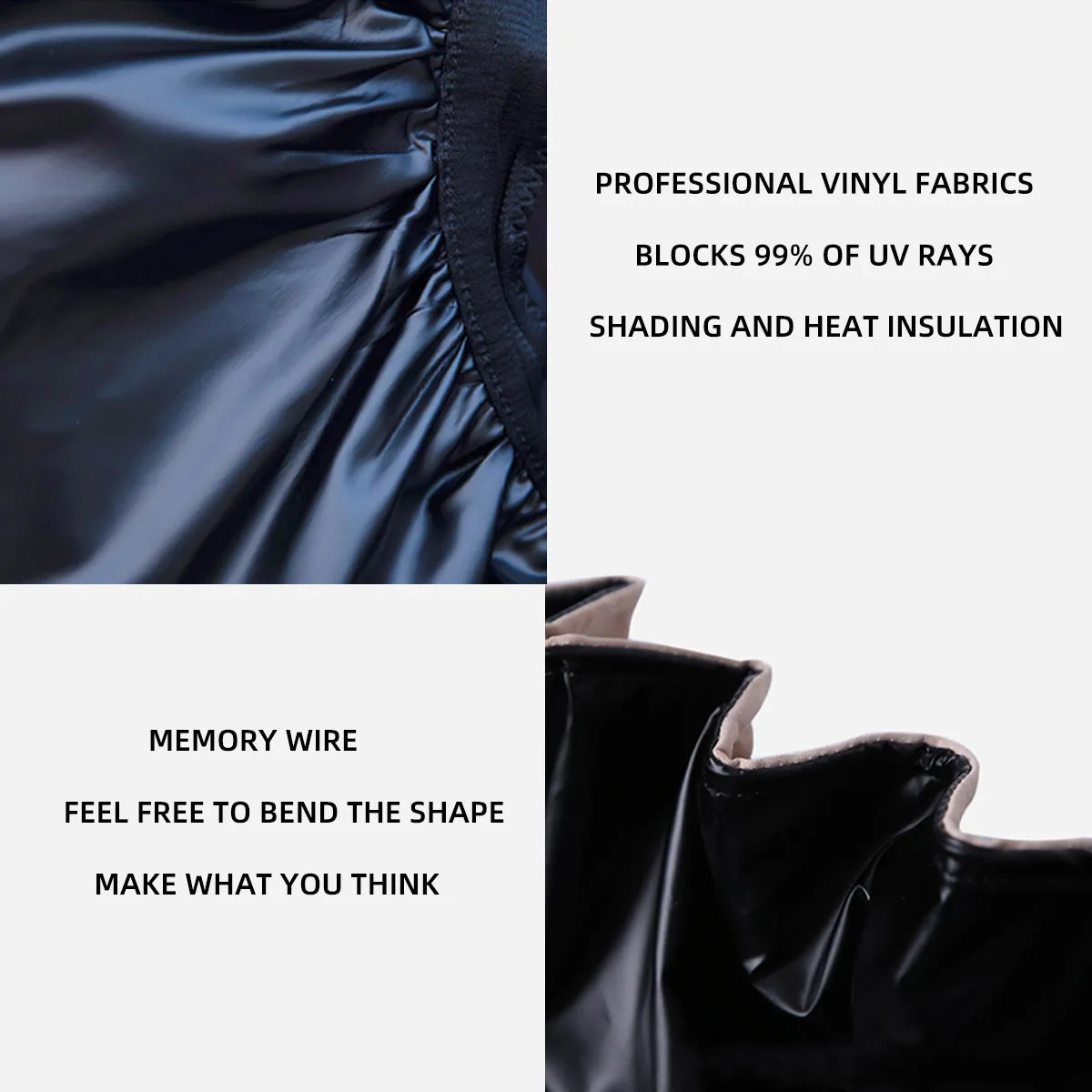 UPF50  UV Vinyl Sun Protection Top Hat