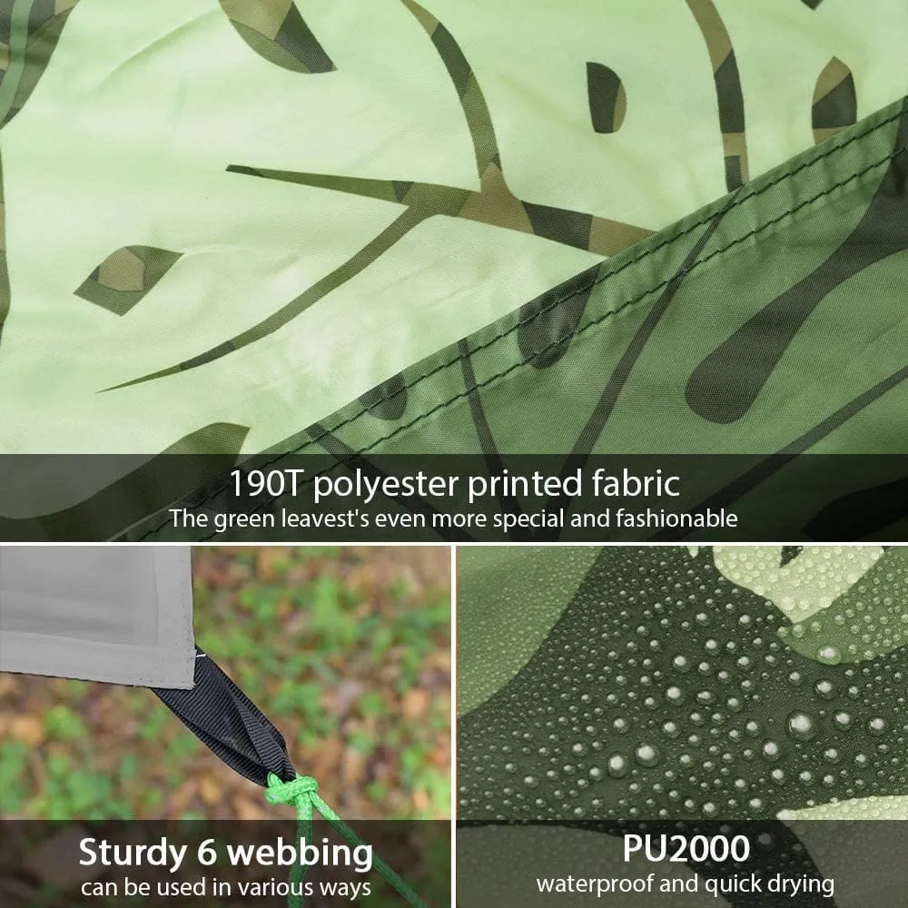 Waterproof Tent Groundsheet Hammock Sunshade Camping Mat