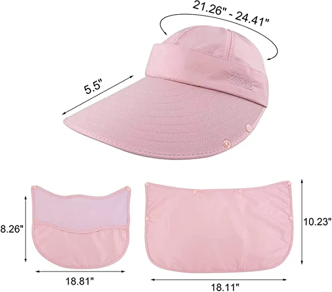 Women's Outdoor Summer Hat with UPF50  Sun Visor