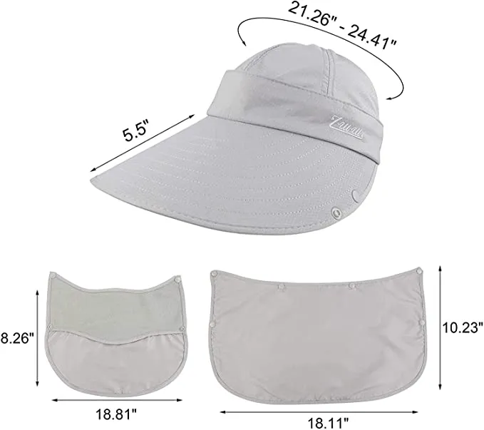 Women's Outdoor Summer Hat with UPF50  Sun Visor