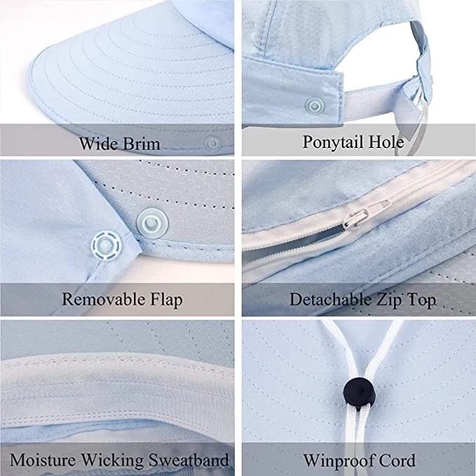 Women's Outdoor Summer Hat with UPF50  Sun Visor