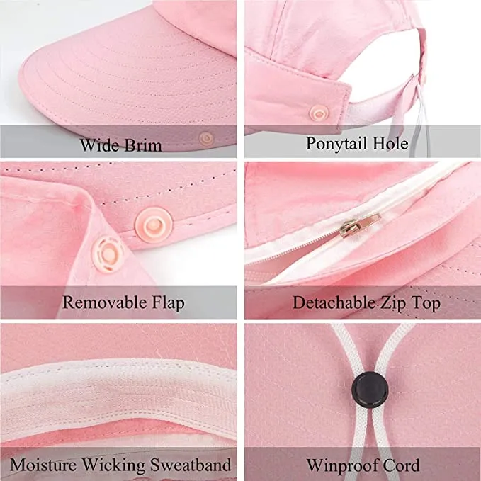 Women's Outdoor Summer Hat with UPF50  Sun Visor