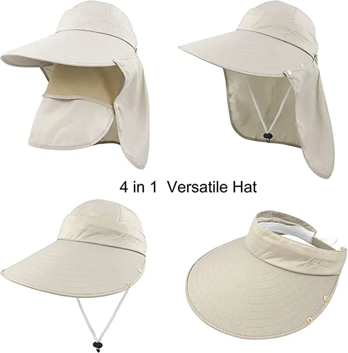 Women's Outdoor Summer Hat with UPF50  Sun Visor