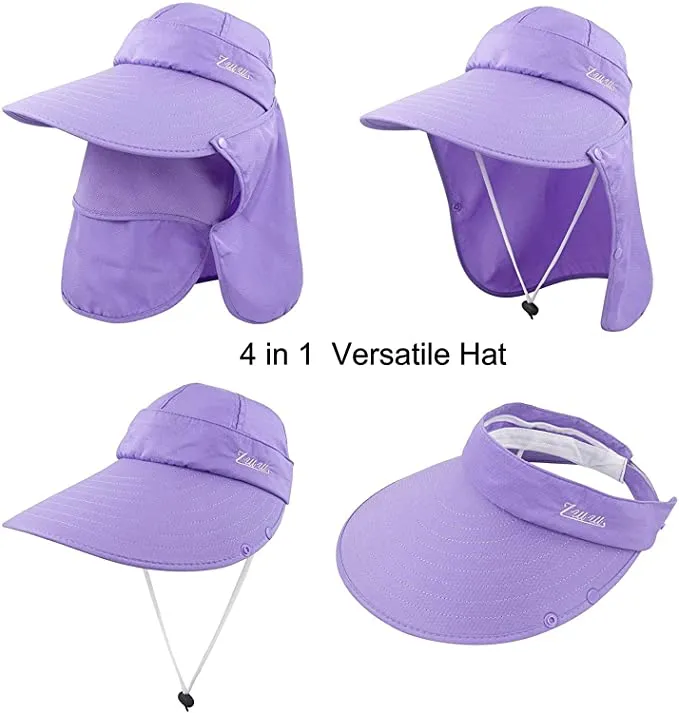 Women's Outdoor Summer Hat with UPF50  Sun Visor