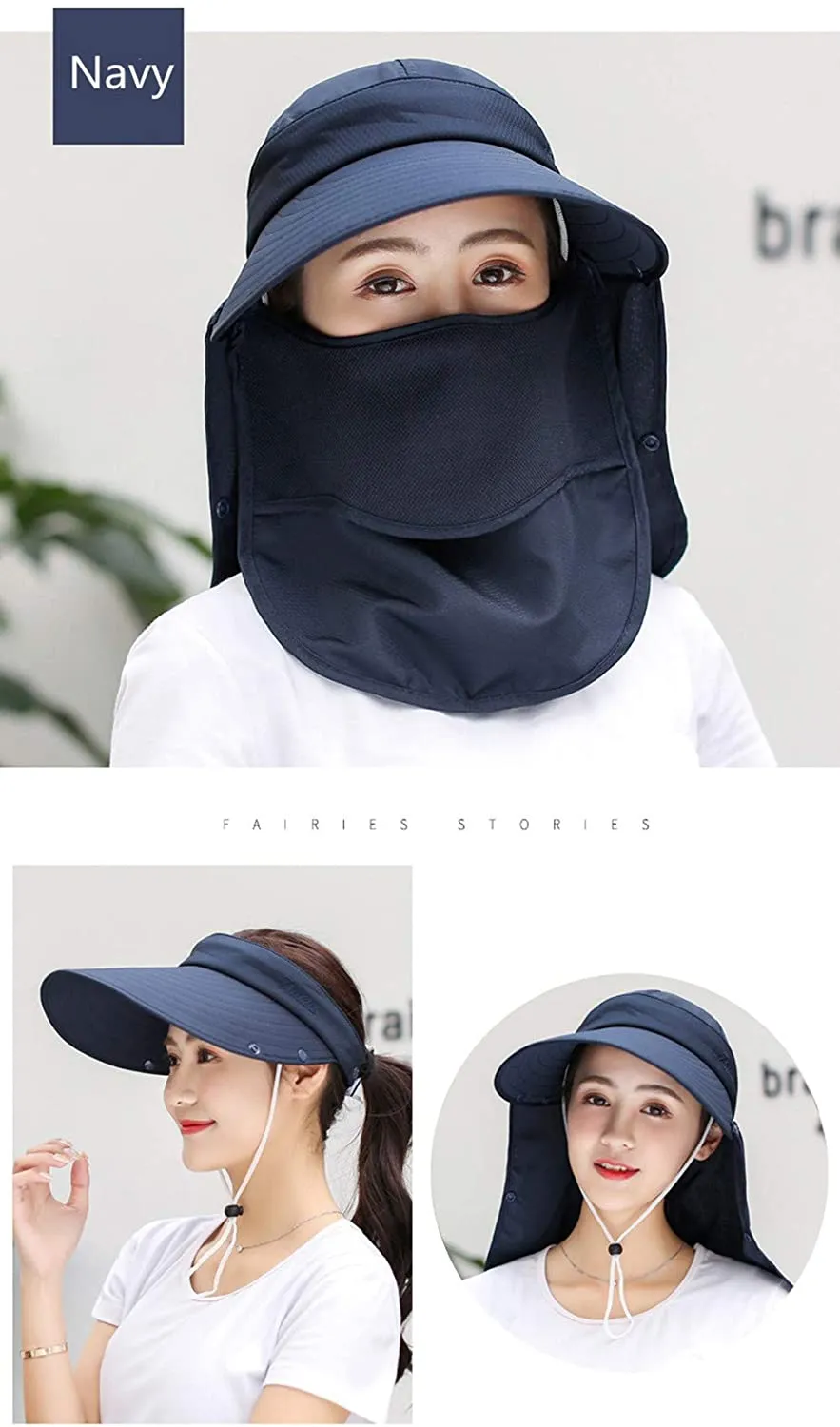 Women's Outdoor Summer Hat with UPF50  Sun Visor