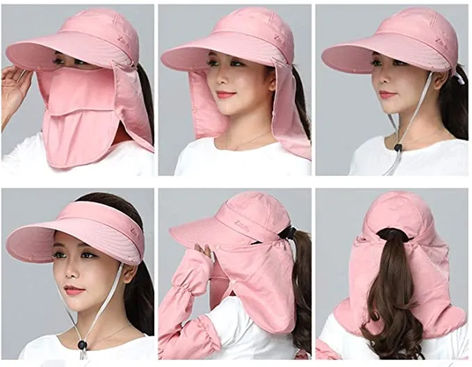 Women's Outdoor Summer Hat with UPF50  Sun Visor