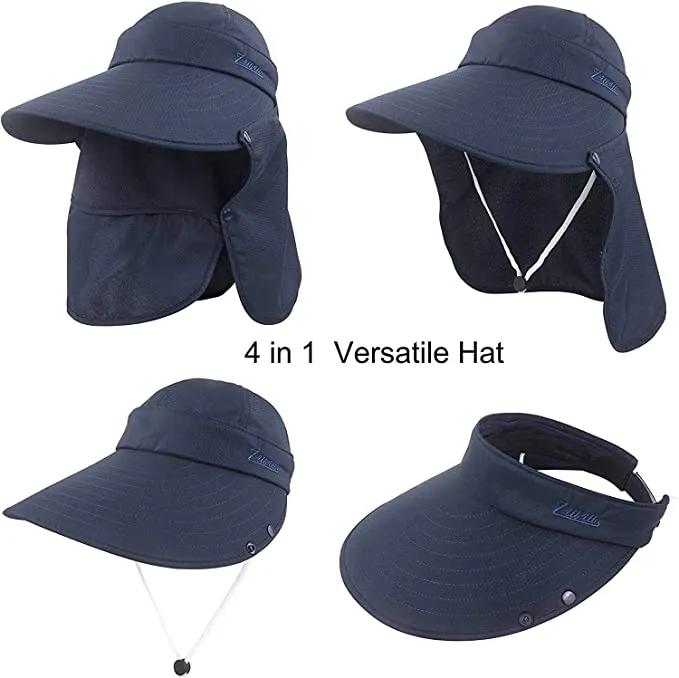 Women's Outdoor Summer Hat with UPF50  Sun Visor