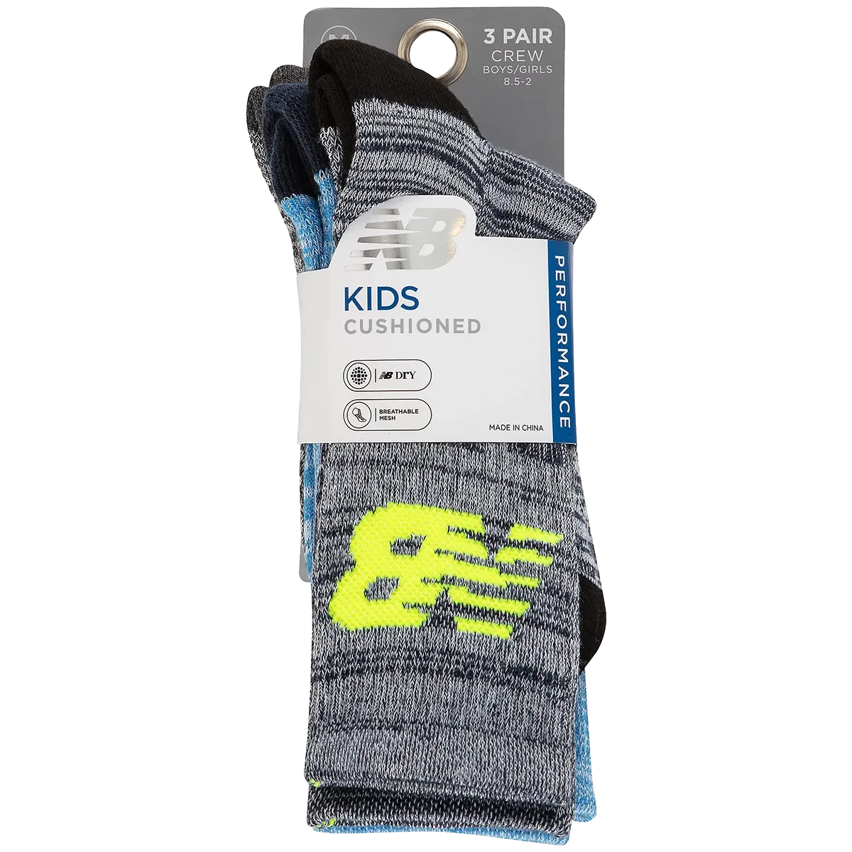 Youth Performance Cushion Crew 3 Pack